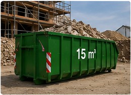 Container 15 m³ - Abrollcontainer