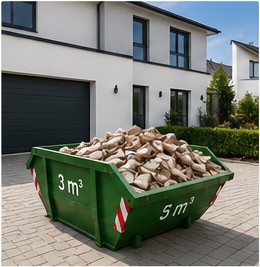 Container 3 m³ - Mini-Absetzcontainer