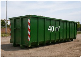 Container 40 m³ - Abrollcontainer