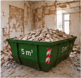 Container 5 m³ - Absetzcontainer